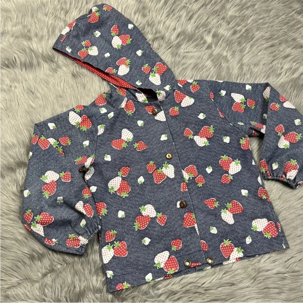 Vintage Ruth Of Carolina Couture Collection Strawberry Girls Jacket